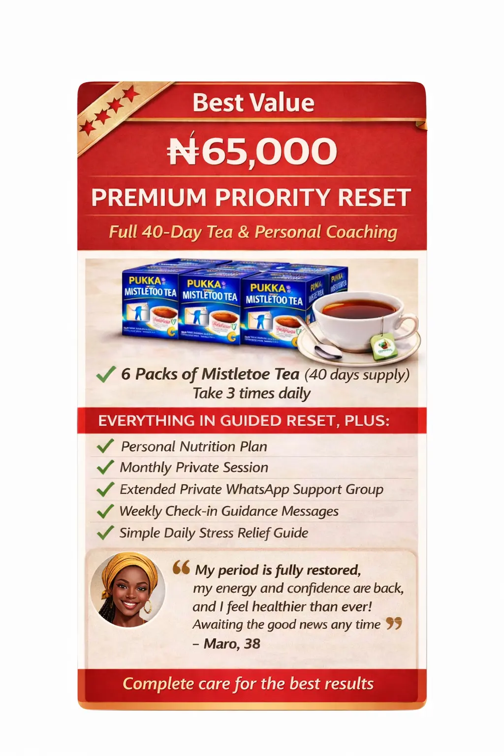 Premium Priority Reset Plan